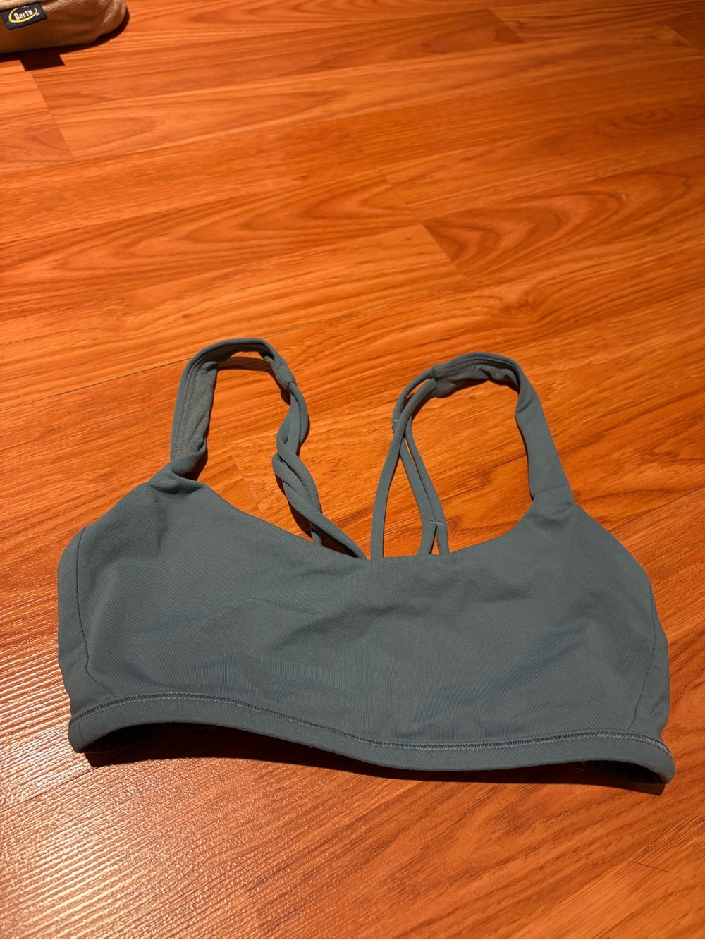 lululemon athletica Strappy Scoop Sports Bra - Slate Blue